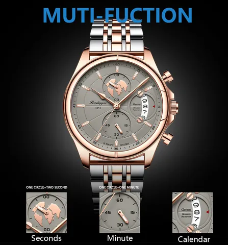 POEDAGAR High Quality Men's Watch Quartz (2 Year Warranty) - Image 4