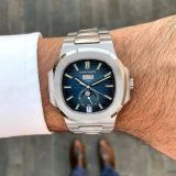 Patek Philippe Nautilus 5726/1A Annual Calendar in Stainless Steel Blue Dial